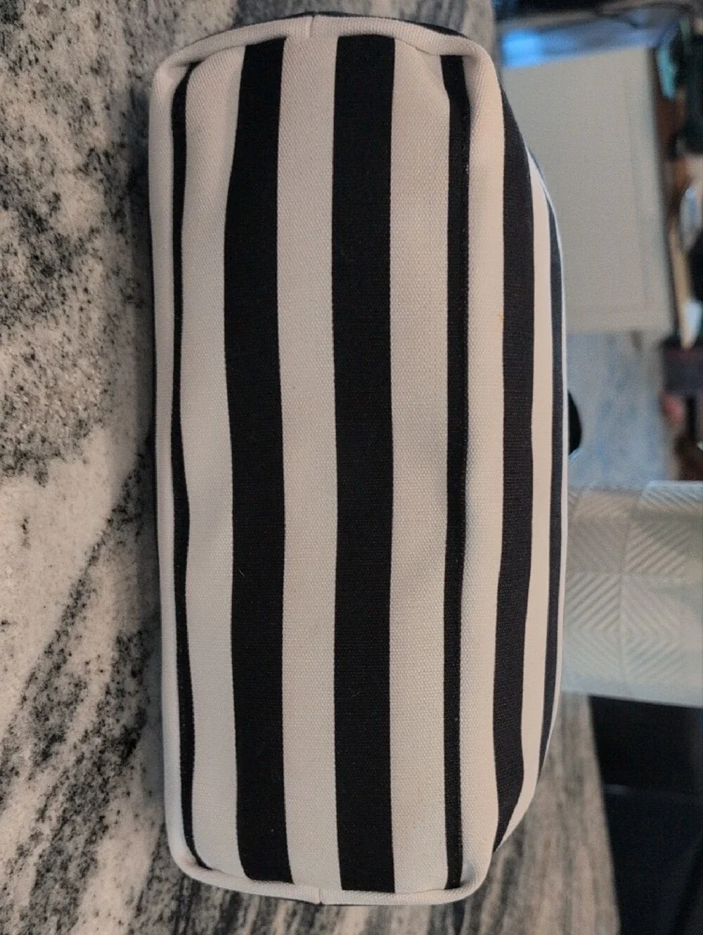 Michael Kors Striped Canvas Tote Bag